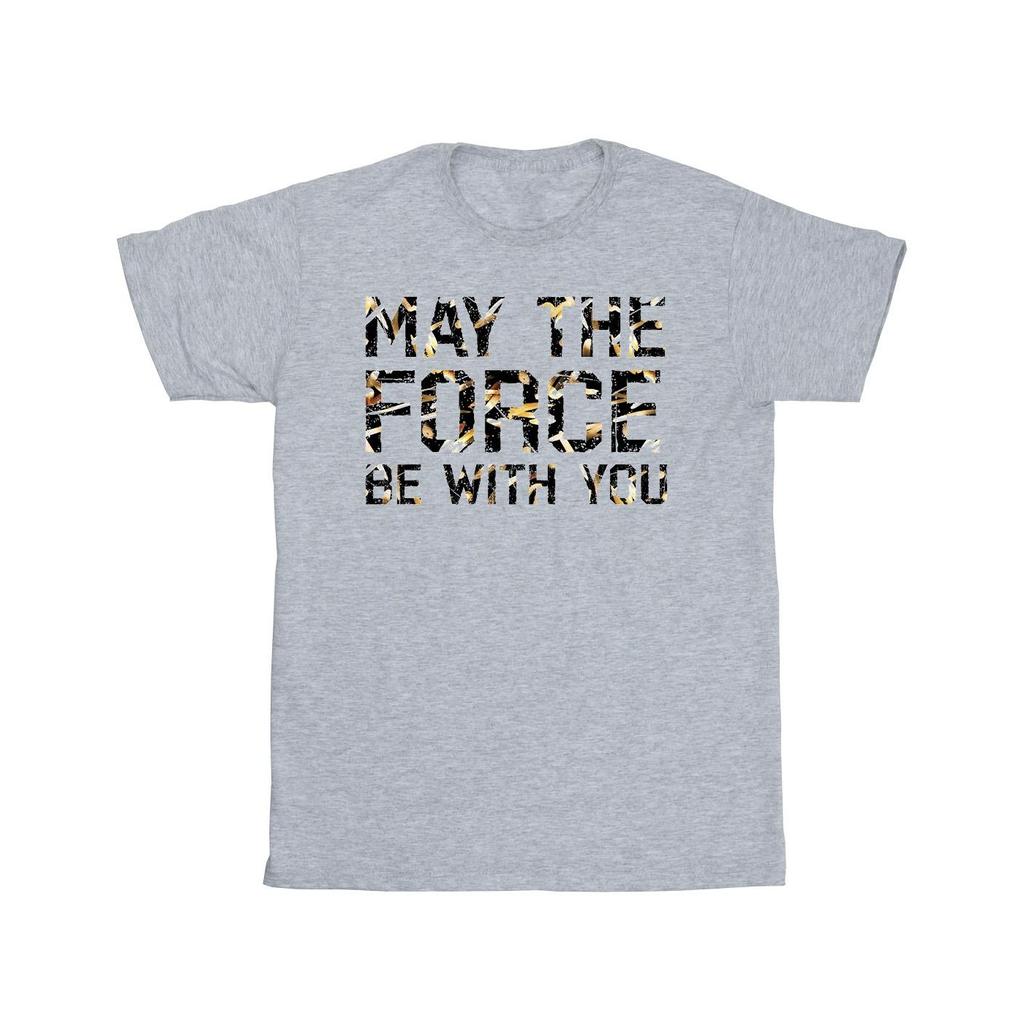 STAR WARS Mens May The Force Infill T-Shirt