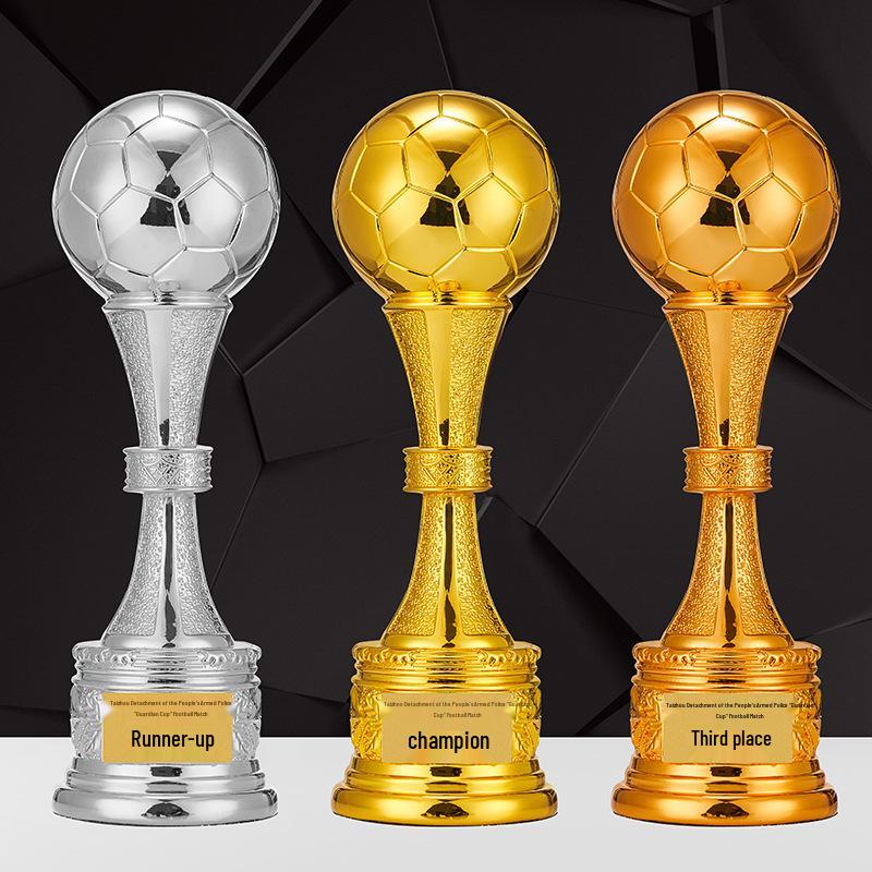 Golden Ball Trophy: World Cup Basketball & Football MVP Championship Honor