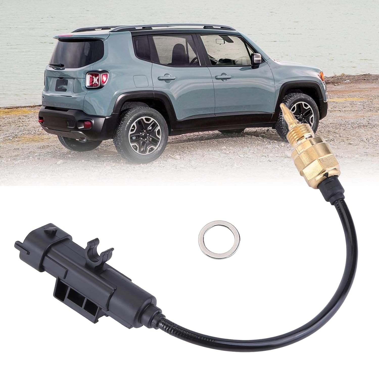 Engine Oil Temperature Sensor for Je-e-p Cherokee Compass Renegade 2015-2021 Chry-sler 200, for 2012-2019 Fiat 500 500X 500L Dodge Dart 1.4L 2.4L