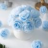 1Pcs Artificial Peony Flower Heads Rose Red Faux Flower Silk Artificial Flower Heads Simulated Penoy For Wedding Party Decoration, Cake Decoration