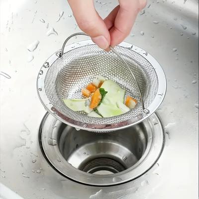 Hochwertige Edelstahl Küchenspülen Siebe Verstopfungshemmende Maschen Abflussstöpsel mit tiefen Körben, Spülmaschinenfest
