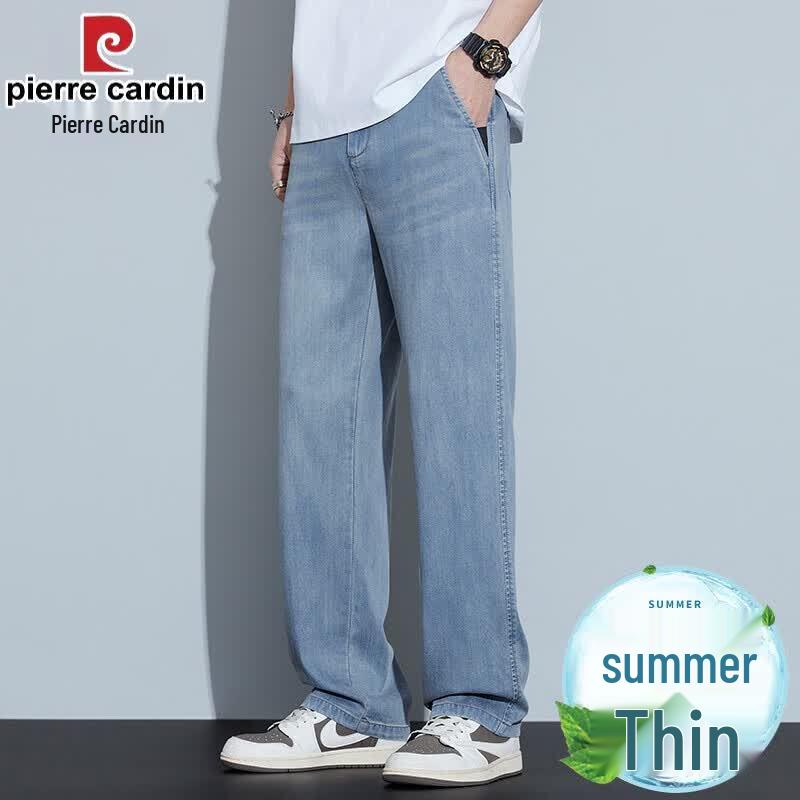 Pierre Cardin Men's Lyocell Tencel Straight Jeans