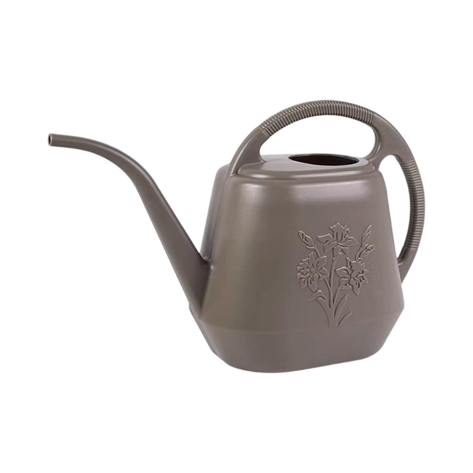 

Лейка для комнатных растений, садовые лейки для уличных растений, комнатные цветы, современная лейка для растений, большой длинный носик One Size кофейный