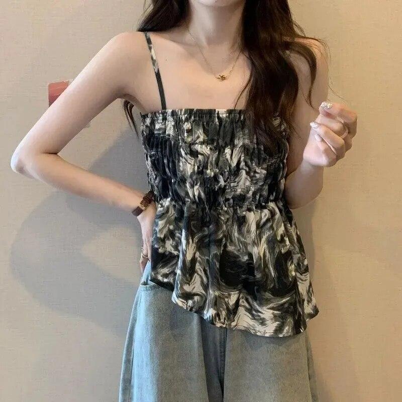 Design Vest Summer Camisole Womens Spicy Different Base Shirt Urban Style Women Pretty Lady Summer Top