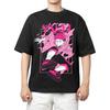 Jujutsu Kaisen Satoru Gojo Domain Expansion Pink Background Anime Print T Shirt Men 2026 Summer Casual Streetwear Oversized