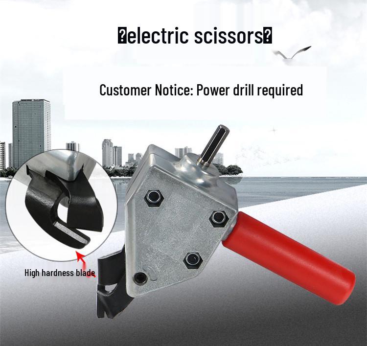 F2008-1 Red Electric Shears with Enhanced Hardness and Durability
