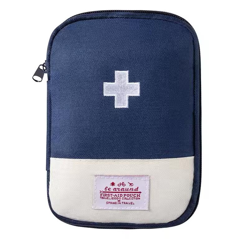 High-Capacity Portable First Aid Kit, Travel Medicine And Medication Storage Bag Oxford Cloth Organizer Box Emergency Survival