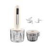 Electric Food Processor Rechargeable Meat Grinder with 2 Blades And 3 Bowls Portable Veggie Chopper Blender Kitchen Supplies