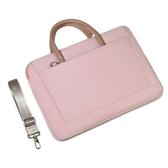 Minimalistic Waterproof Laptop Bag Stylish Commute Business Style Shoulder Carrying Pouch for Men Women