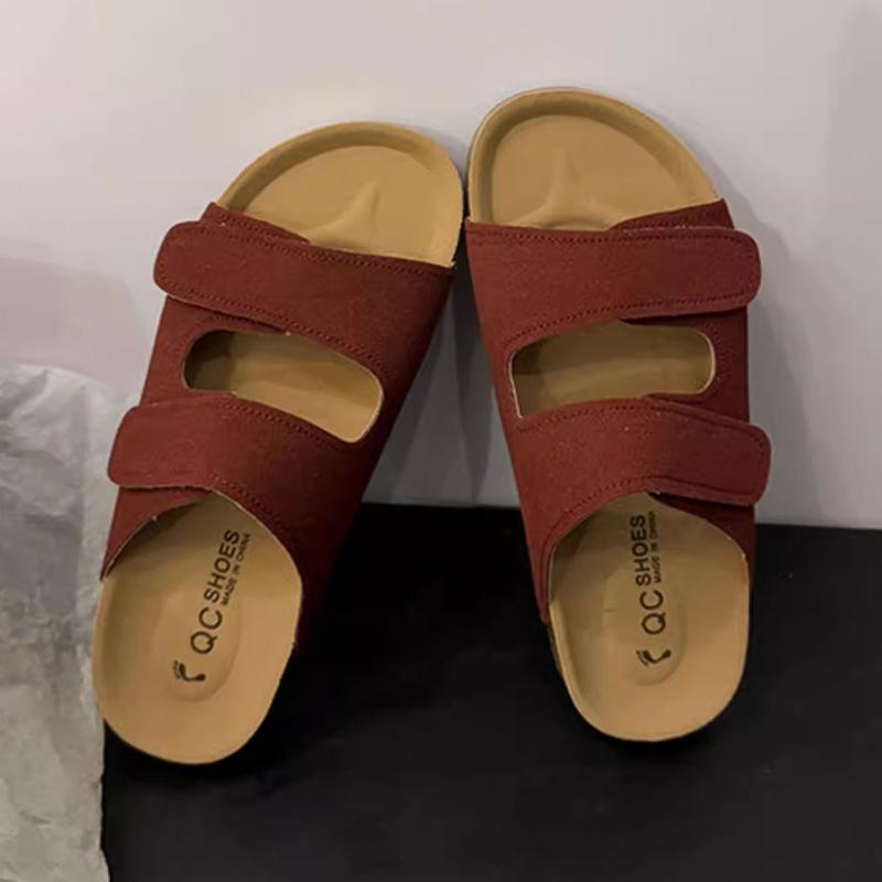 Flats Women Slippers Designer Dress New Shoes Summer Elegant Woman Sandals 2025 Casual Cozy Slides Chanclas De Mujer