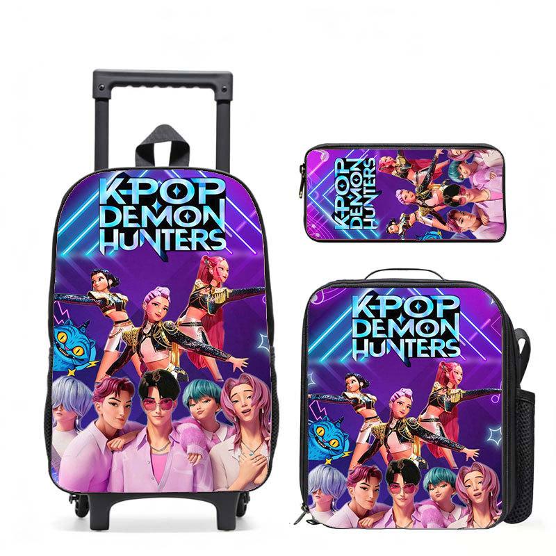 Kpop Witch Hunters Casual Backpack Digital Printing Men'S And Women'S Commuter Backpack Rod Backpack Student Bag