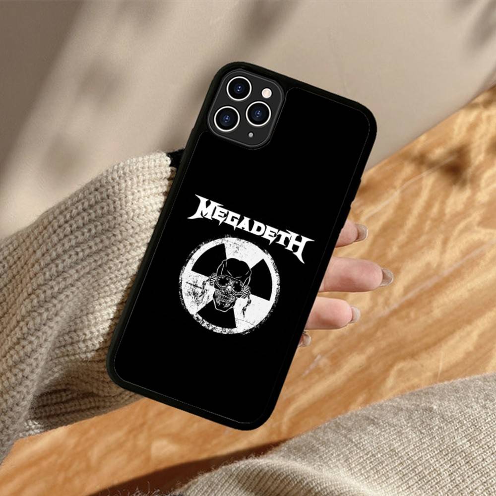 Music Rock M-Megadeth Phone Case For iPhone 17 16 15 14 13 12 11 Pro Max Plus MiNi 17Air PC+TPU Armor Cover