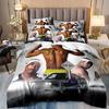 3pcs Rapper 2Pac-C T-Tupac Duvet Cover and Pillowcase, Double Bed Bedding Set, Bedroom Decor, Luxury Gift for Boys and Girls