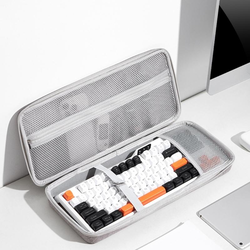 Hard Shell Keyboard Storage Bag for 87 98 Key Computer Mechanical Gaming Keyboards Travel Safe