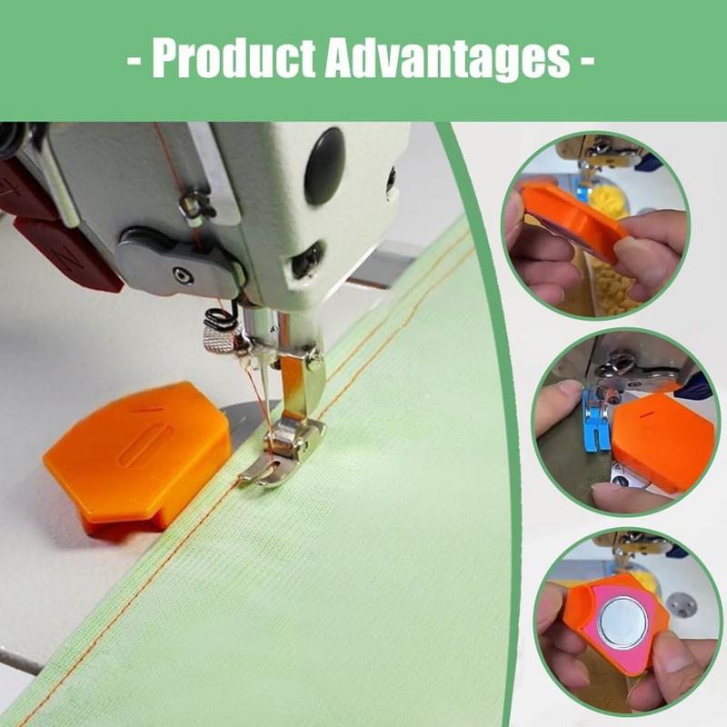 Magnetic Seam Guide For Sewing Machine Silicone Hemmer Guide Sewing Supplies With Scale Sewing Machine Tool Sewing Accessories