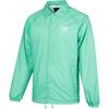 Solid Color Polo Collar Single Breasted Long Sleeve Jacket Men Jackets Light-Green VN0002MUJ29