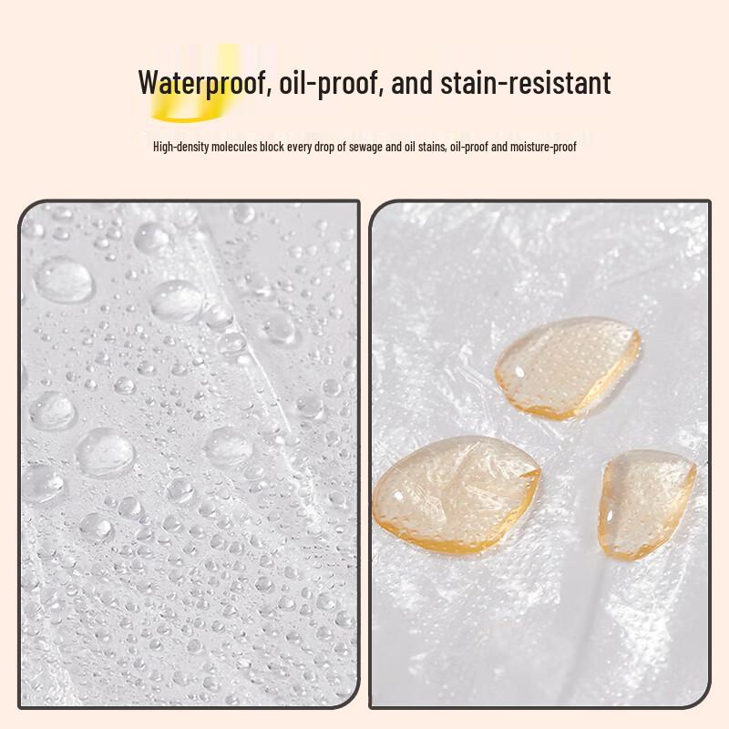 Suncojia Disposable Transparent Aprons (50 Pack)