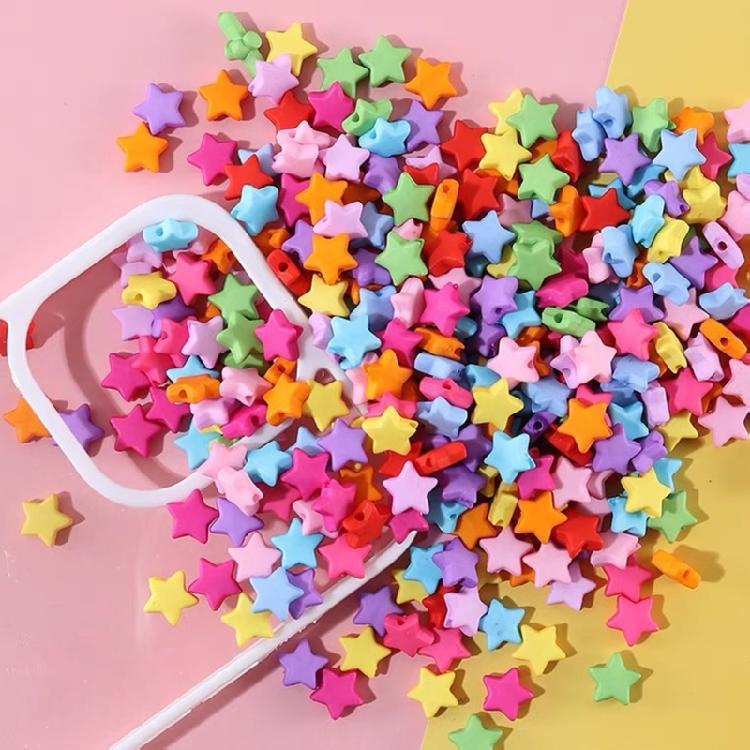 300 Pieces Halloween Themed Acrylic Star Shaped Bead Jewelry Making Accessories Necklace and Bracelet Components