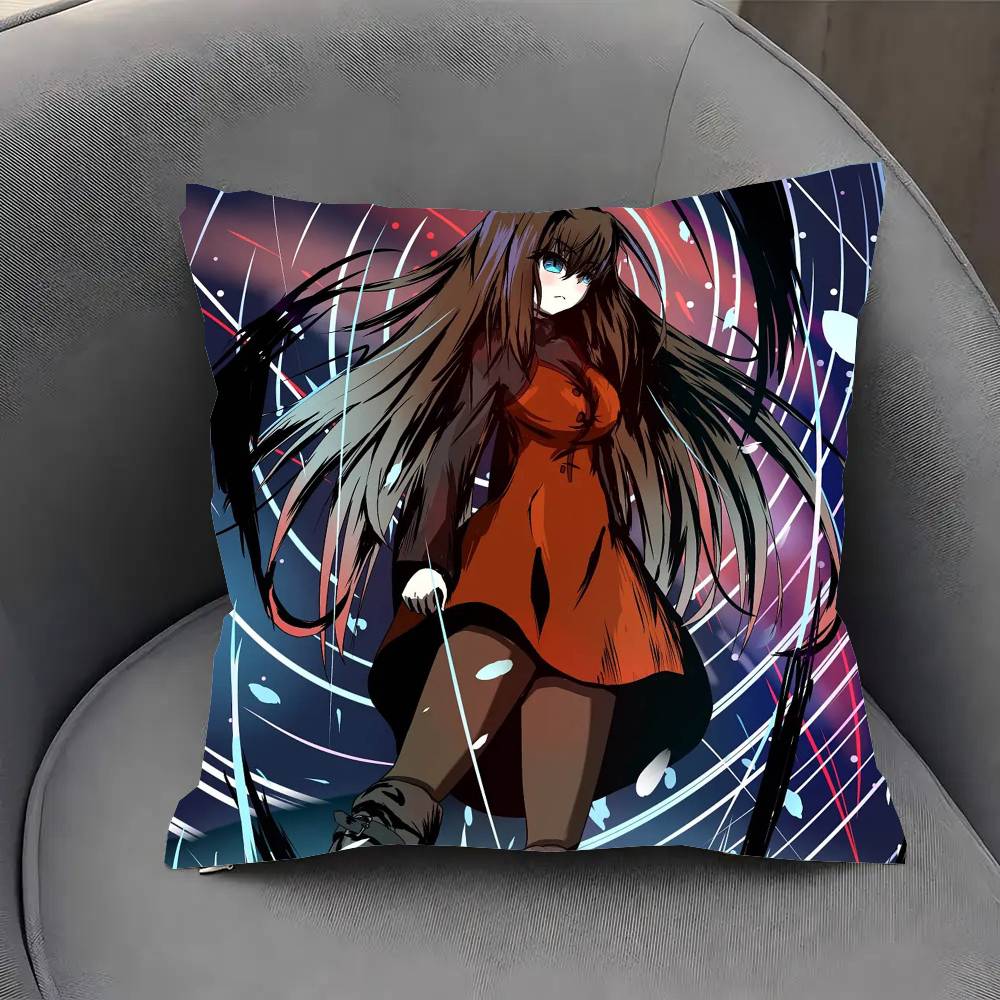 Aoko Aozaki Anime Fgo Pillow Case Fashion Square Pillowcase Bedroom Sofa Room Ins Decoration Leisure