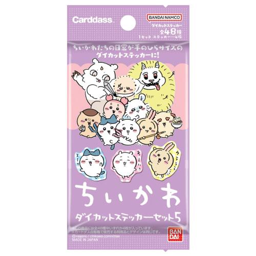 BANDAI Chiikawa Die-Cut Sticker Set 5 (Pack) (BOX) 20 Packs