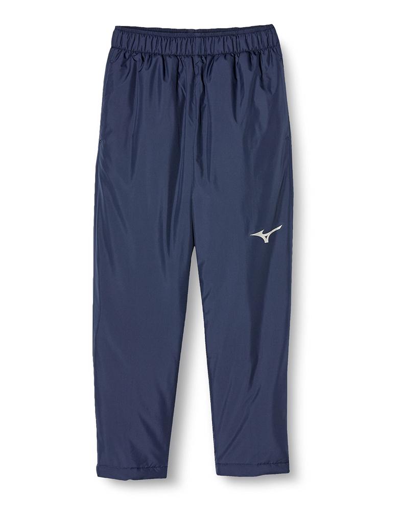 Mizuno Soccer Warmer Dress Size 140 Pants, Junior, Water-Repellent, P2MF2690, Kids' Navy,