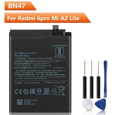 Vervangende Telefoon Batterij BN47 Voor Xiaomi Redmi 6pro Hongmi 6 Pro Mi A2 Lite BN47 Batterij 4000 Mah
