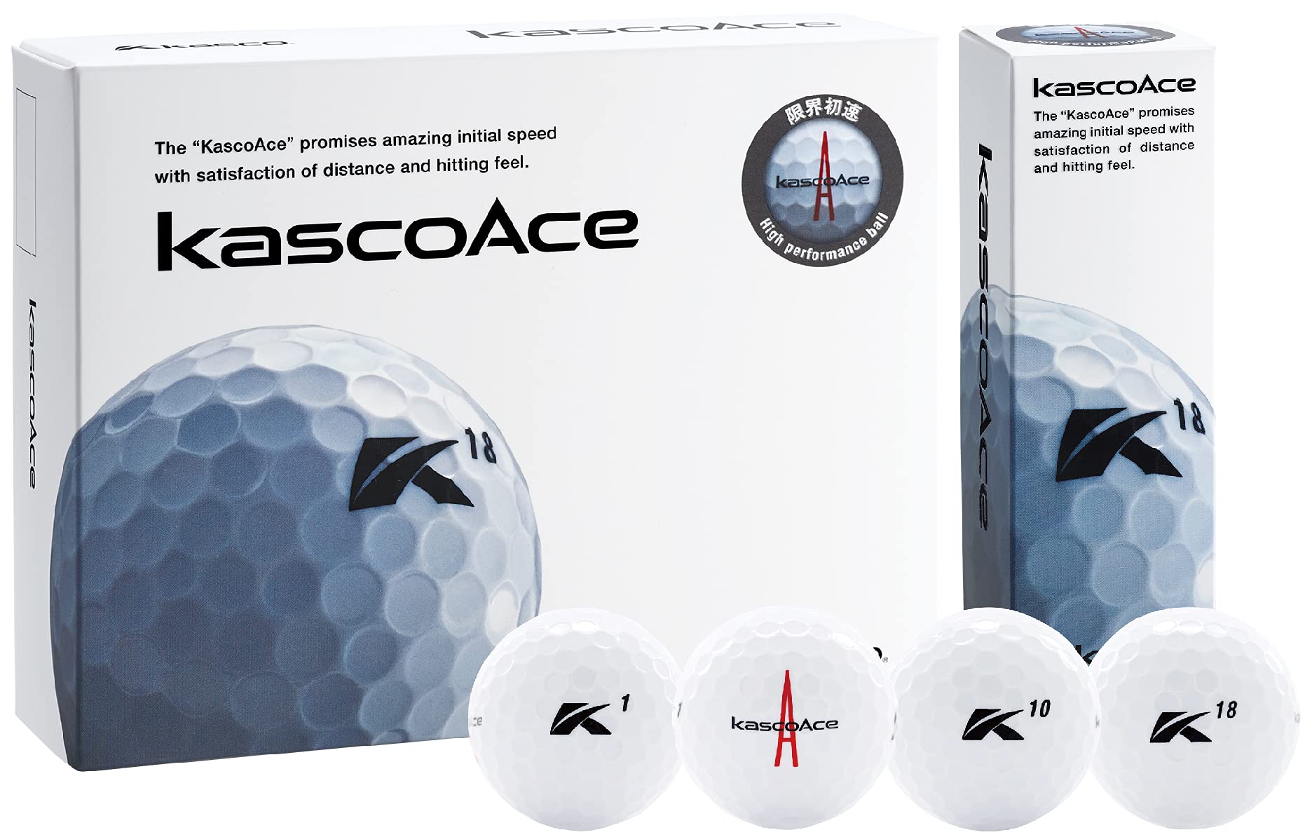

Мяч для гольфа Kasco Casco Ace White