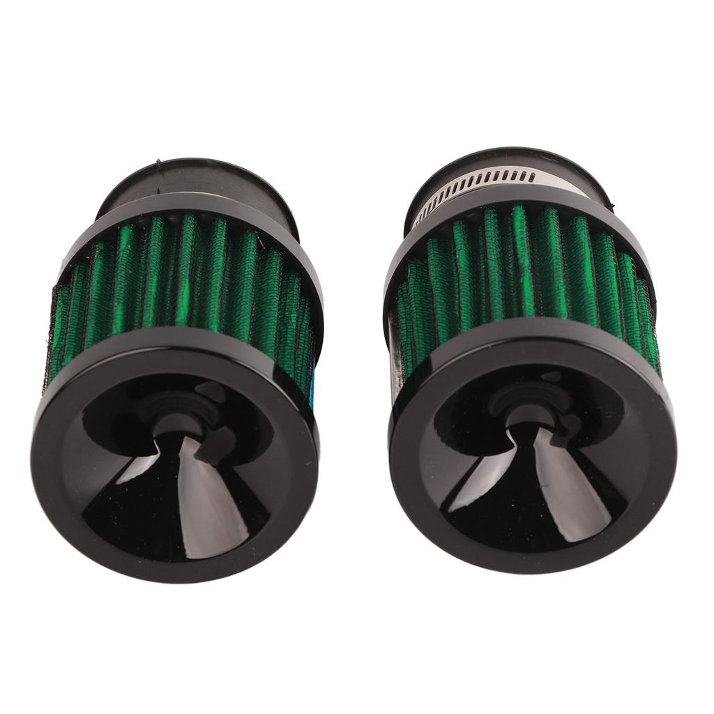 2pcs Air Filter 28‑48mm High Filtration Efficiency Universal for 50cc 70cc 90cc 125cc Moped Scooter ATV Dirt Bike Black