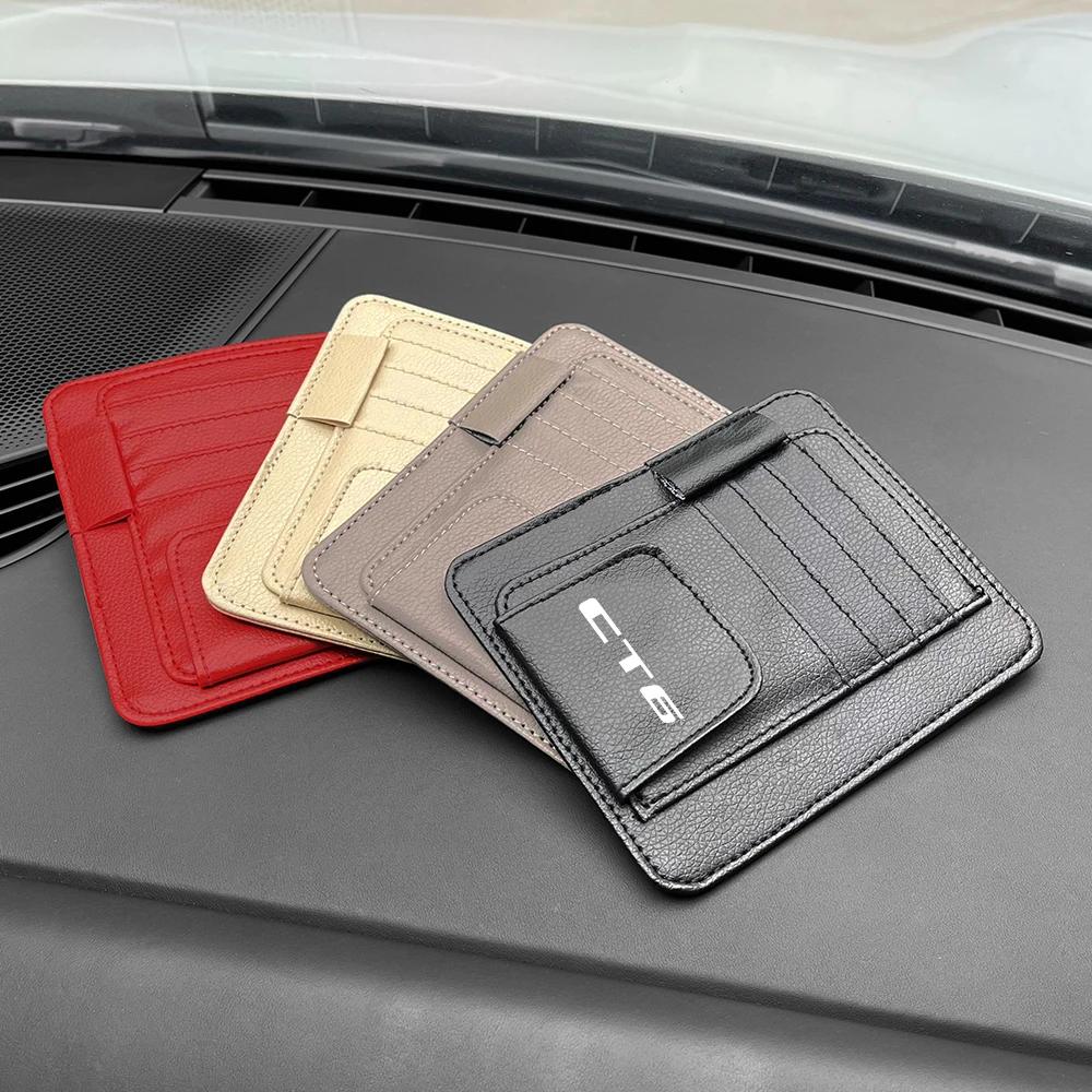 For Cadillac ATS CTS Escalade STS CT6 XT4 SRX XTS CT4 EXT BLS CT5 SLR SLS XLR Car Sun Visor Storage Clip Auto Accessories AGW1