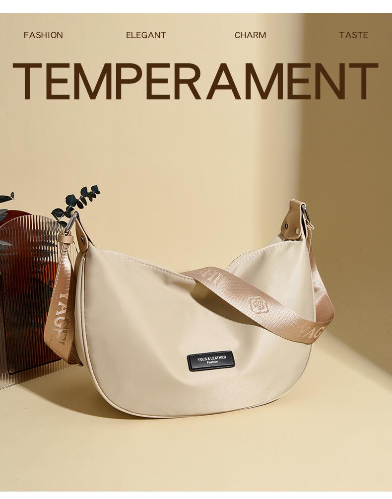 Best-Selling Minimalist Korean-Style Crossbody Dumpling Bag: Lightweight, Versatile, and Fashionable Casual Shoulder Bag for Commuters