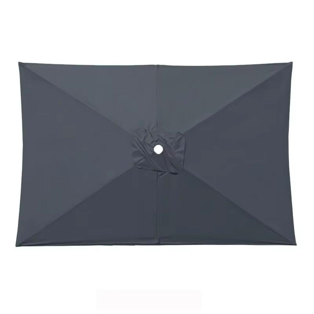 Rectangular Patio Umbrella Waterproof Sunshade Easy To Install Replacement Canopy Backyard