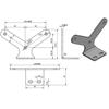 Customized Mounting Bracket For DKD LCD Display Speedometer OneLin CAN-BUS Sensor