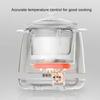 Small Electric Egg Cooker 6 Functions Hard Boiled Egg Poacher Auto Shut off Anti Dry Burning Feature Kitchen Appliance