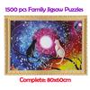 (H0826)1500 sztuk Puzzle dla dorosłych Edukacyjne dla dzieci Puzzle świąteczne dla rodziców i dzieci