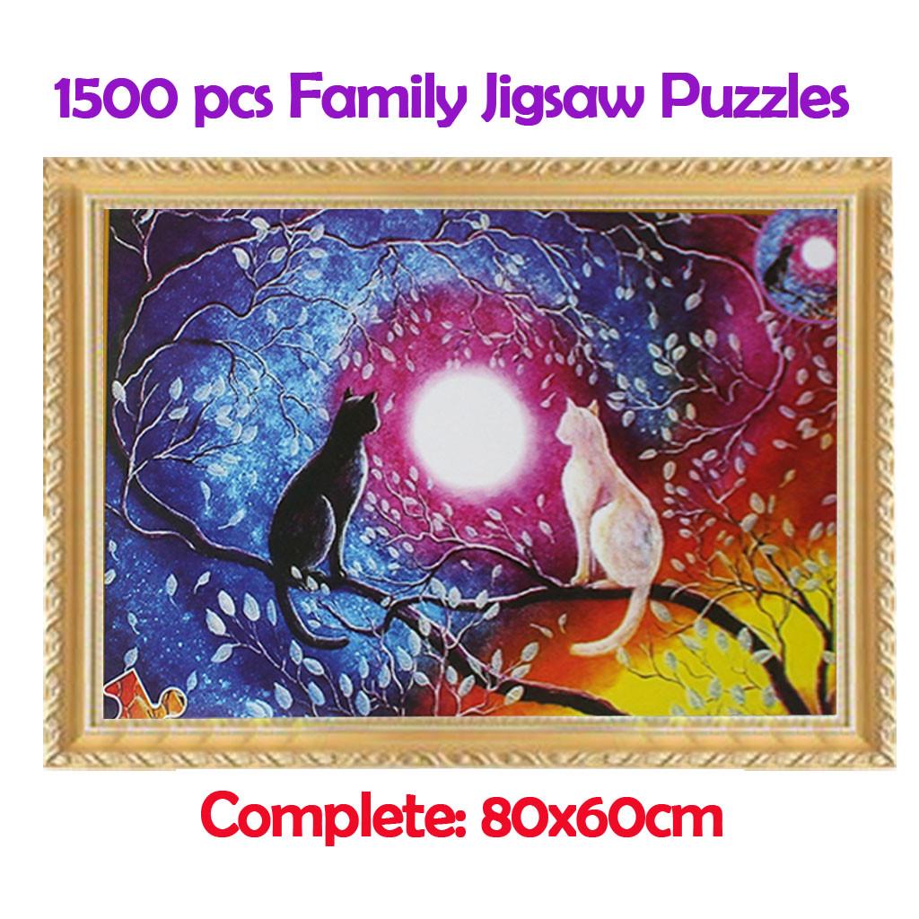 (H0826)1500 sztuk Puzzle dla dorosłych Edukacyjne dla dzieci Puzzle świąteczne dla rodziców i dzieci