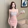 Women's Sexy Low-Cut Suspender Dress - New Hot Girl Tight Hip-Hugging Skirt