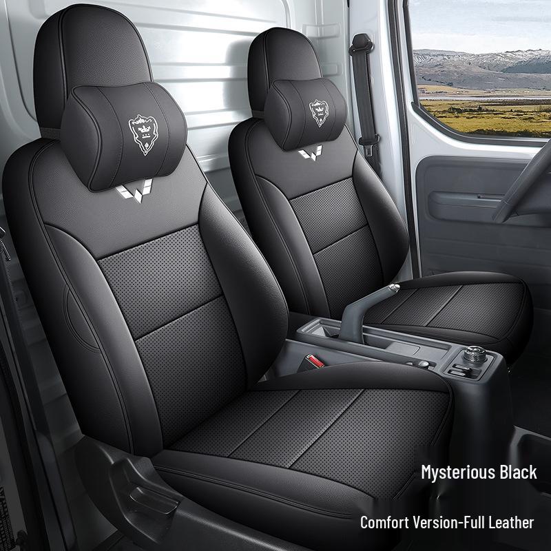 Full Leather Universal Car Seat Cushion for Wuling Yangguang - Four Seasons Model