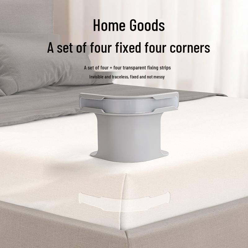 Invisible Needle-Free Bed and Duvet Fasteners: Anti-Slip Clips for Secure Bedding