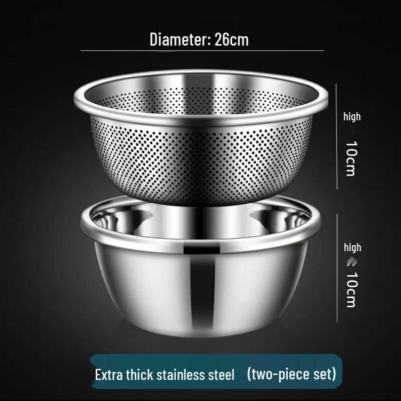 Qiwei Nordic Style 304 Stainless Steel Drain Basin