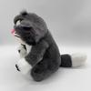 Stock Soothing New Breath Light Sound Cute Leering Cat Music Early Education Doll Stuffed Animals