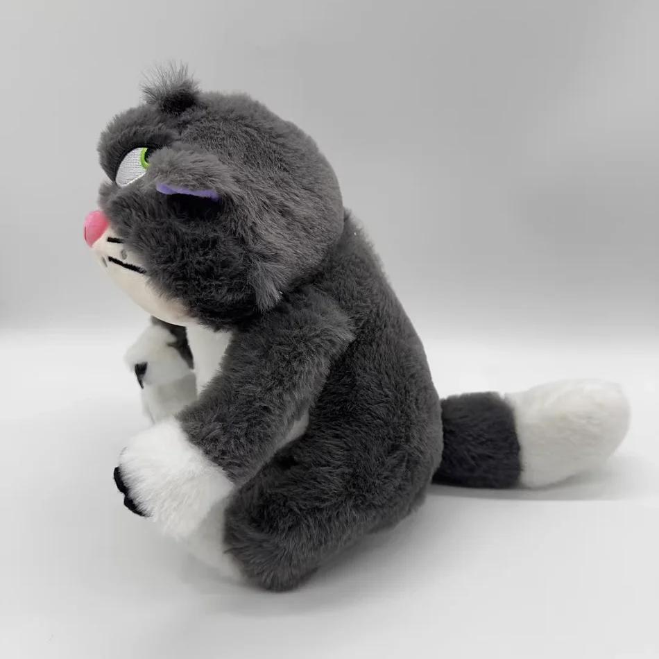 Stock Soothing New Breath Light Sound Cute Leering Cat Music Early Education Doll Stuffed Animals