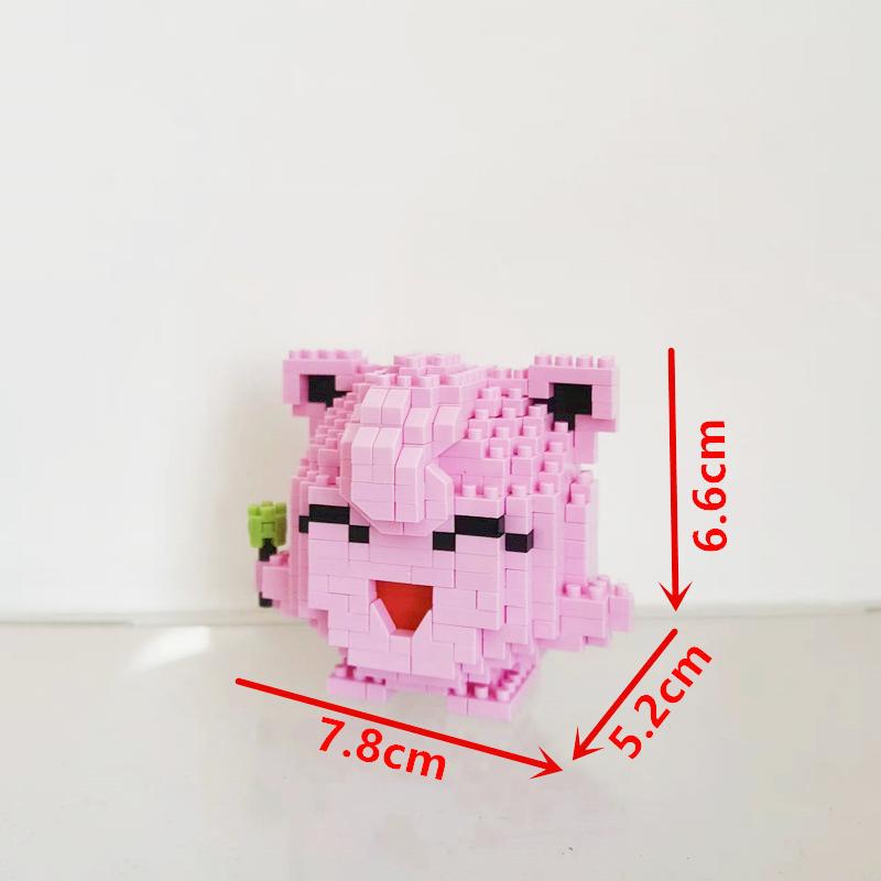 Anime Pokémon Building Blocks Assembly Anime Charizard Doll Blastoise Bulbasaur Gengar Bricks Figures Toy for Kid Gift