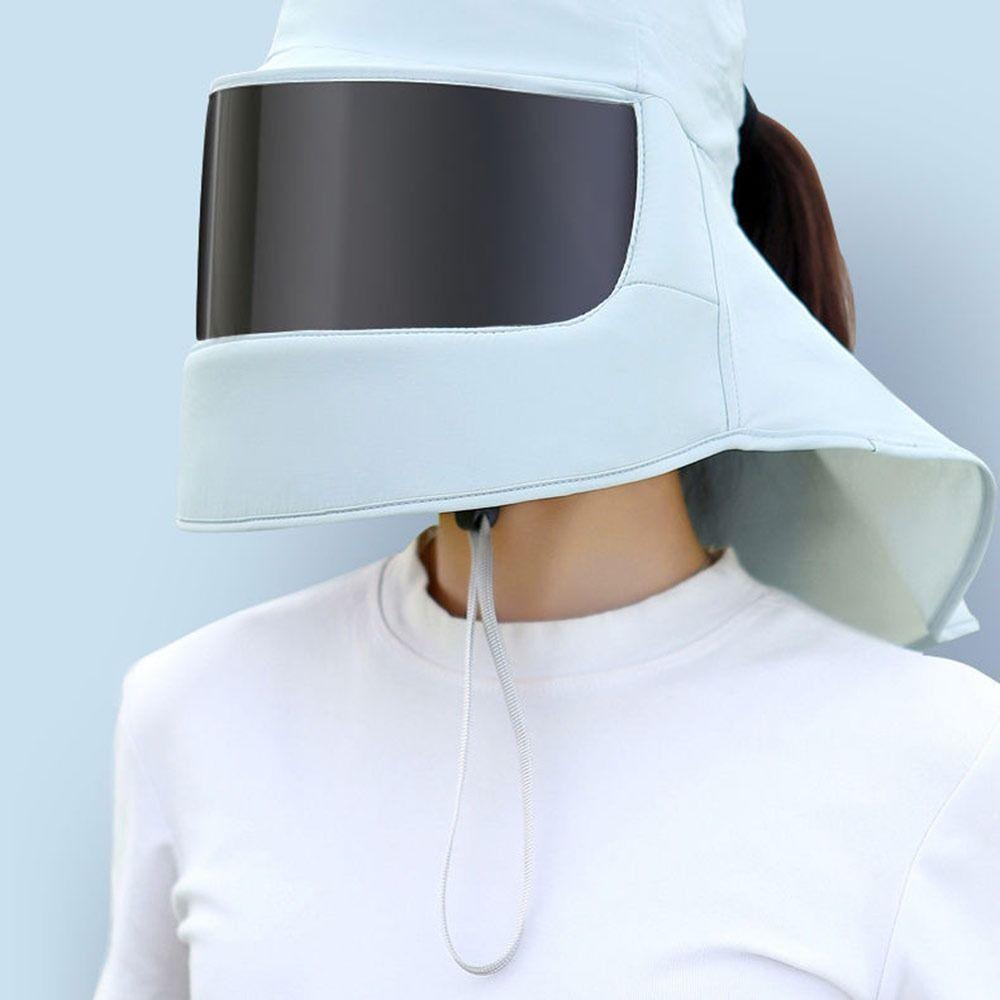 Atmungsaktive Sommer-Sonnenhüte Anti-UV-Gesichtsmaske Neue Sonnenschutz-Gesichtsmaske Sommer