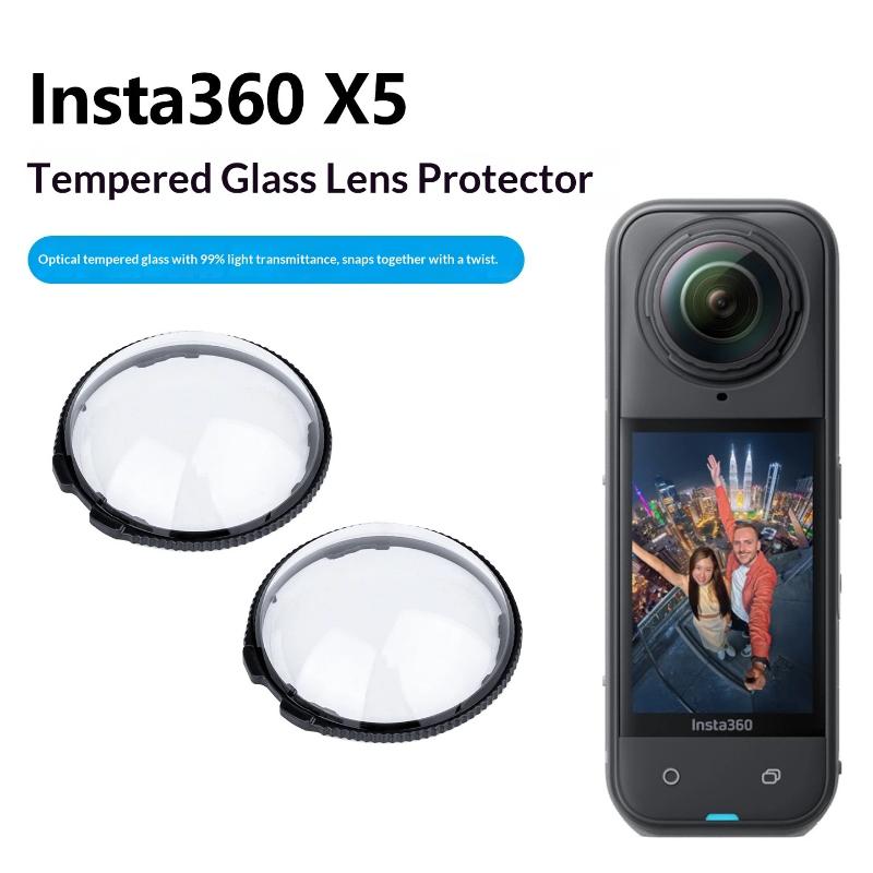 1 Set Silicone Case Lens Protector Cap Cover Lens Guards Carrying Case Protective Frame For Insta360 X4 X3 X2 Camera Accessories