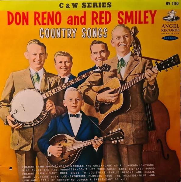 LP Record DON RENO & RED SMILEY - Country Songs HV1110 ANGEL Japan Country/Folk Used