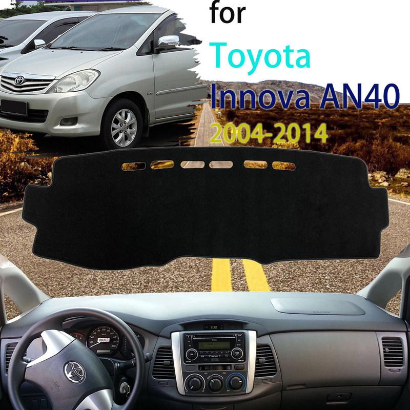 Dashboard Center Console Dashmat Cover Mat for Toyota Kijang Innova AN40 2004 2005 2006 2007 2008 2009 2010 2011 2012 2013 2014