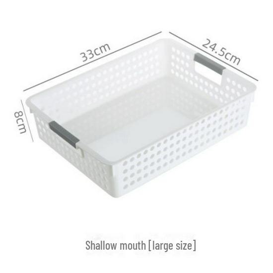 Cesto de Armazenamento de Mesa de Plástico Espesso para Brinquedos, Cosméticos e Miudezas