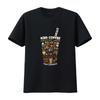 Amante de Copo de Café Gelado Mas Primeiro Espresso Latte Camiseta vintage Lavada moda streetwear Top Para Uso Diário gráfico Unissex