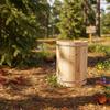 Traditional Round Beehive Handmade Wooden Barrel Fir Wood Bee for Beekeepers,