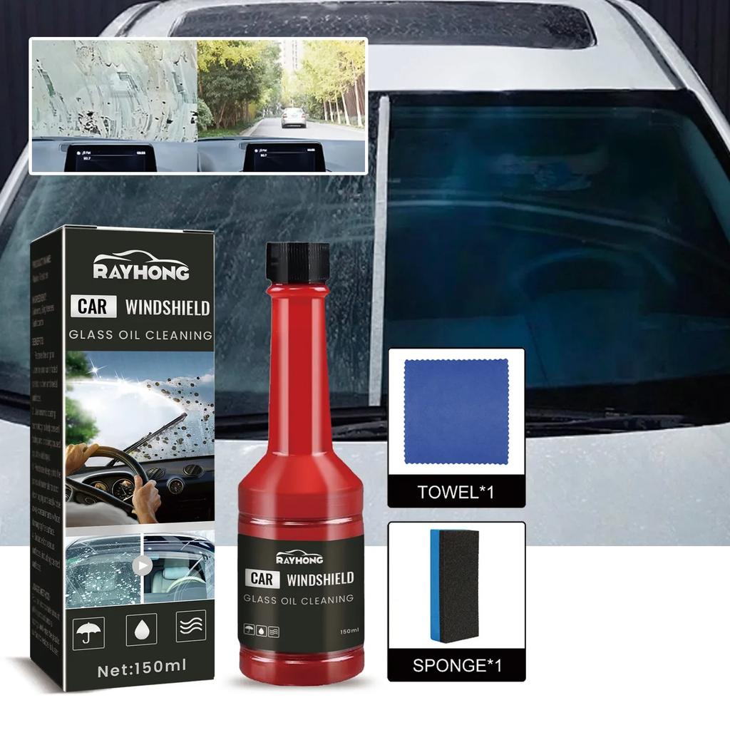 150ml Auto Windschutzscheiben Ölfilm Entferner Reiniger Schmutzentferner Oberflächenölfilm Mittel Glas Ölfilm Reinigungsflüssigkeit NEU